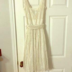 Calvin Klein Vintage sequined A-line Dress